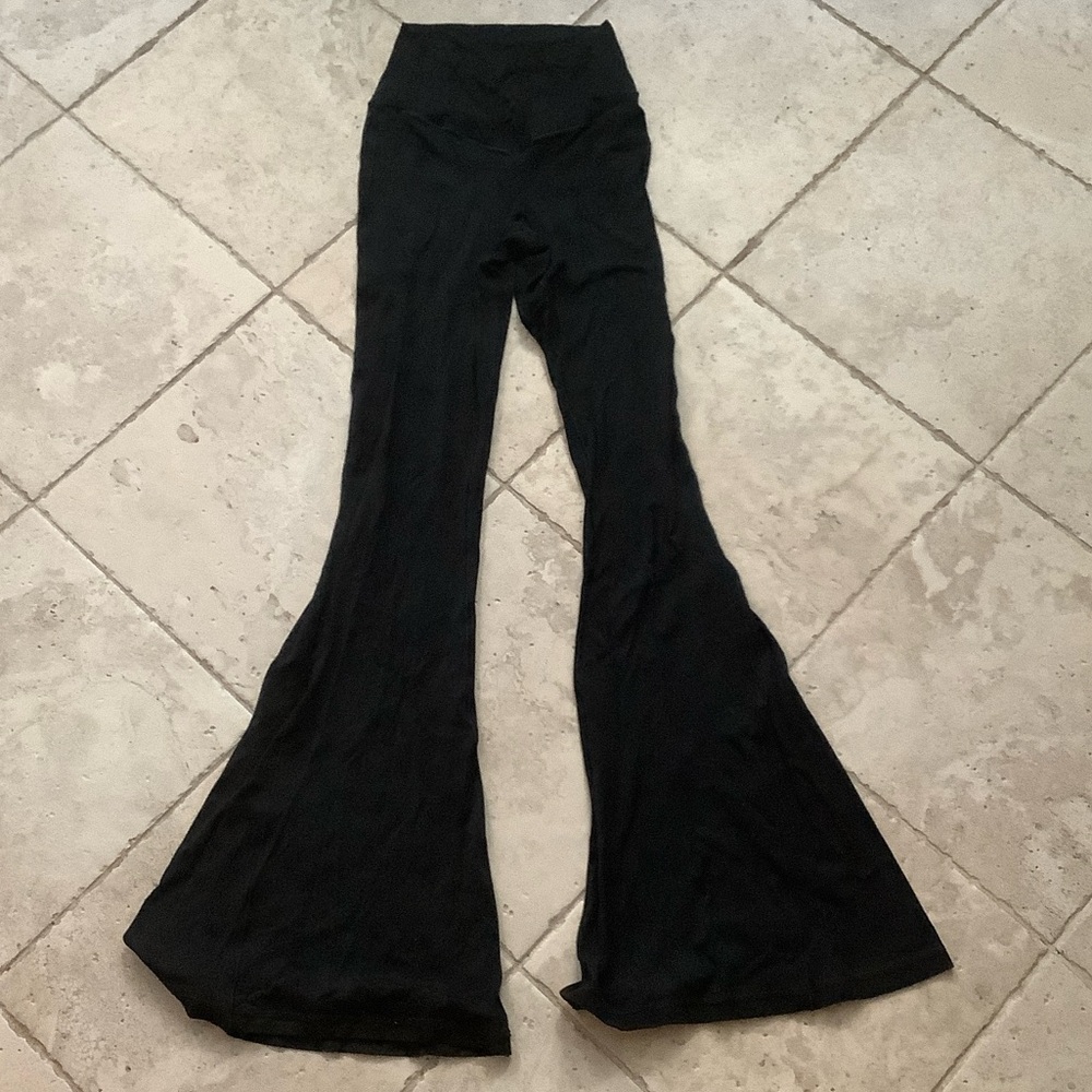Aerie Black Flared Pants